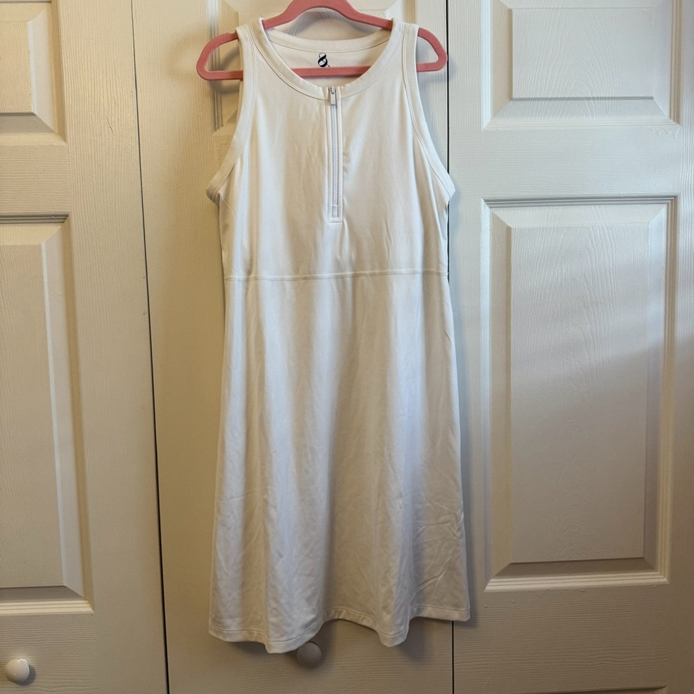 Loft White Sleeveless Dress